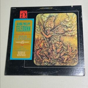 Georg Philipp Telemann Four Cantatas Vinyl Record new sealed